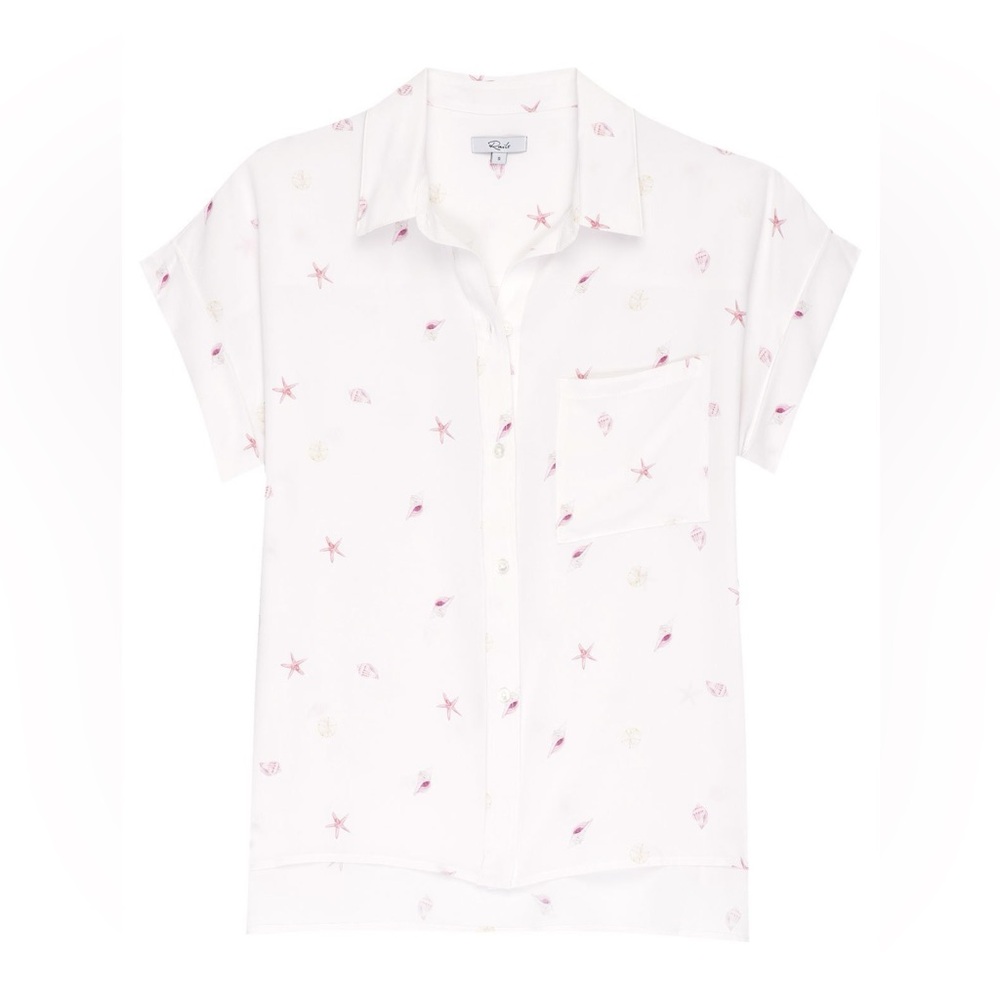 Rails Whitney Silk Beach Side Shells Shirt